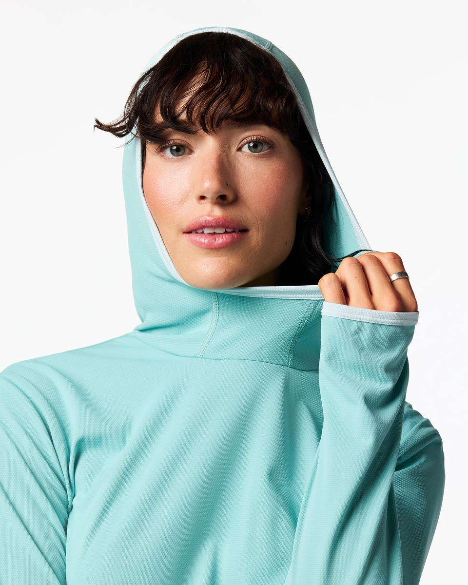 Sombra Sun Hoodie - Women's - Tide Pool - US 9212