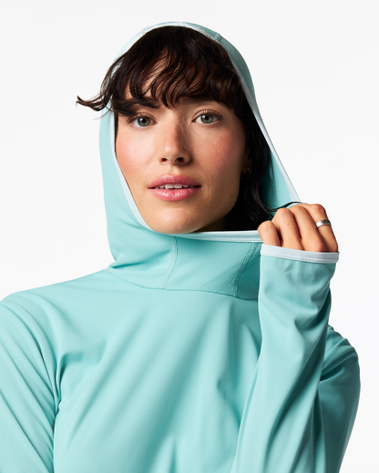 Sombra Sun Hoodie - Women's - Tide Pool - US 9212