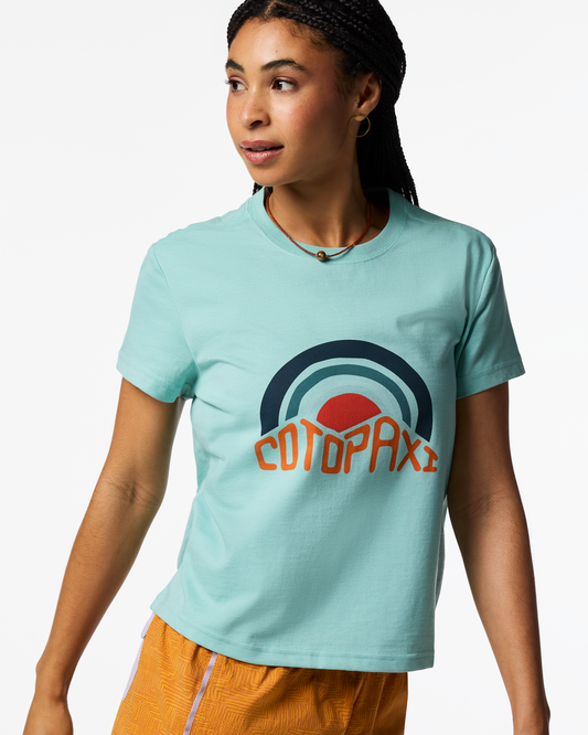 Sunset Embers T-Shirt - Women's - Tide Pool - US 5621