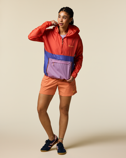 Teca Half-Zip Windbreaker - Women's - Smell the Begonias - US 5562