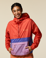 Teca Half-Zip Windbreaker - Women's - Smell the Begonias - US 5562