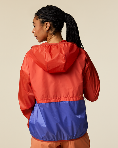 Teca Half-Zip Windbreaker - Women's - Smell the Begonias - US 5562
